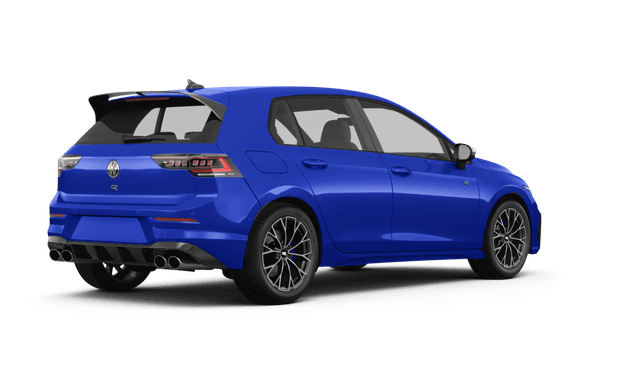 Volkswagen Golf R - Back view Volkswagen Golf R - Back view